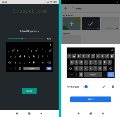 Comment activer le mode nuit du clavier sur Android