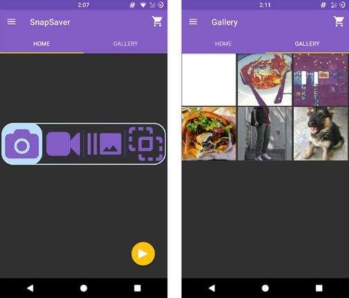 Utilisez l'application SnapSaver pris une capture d'écran Snapchat sans qu'ils le sachent