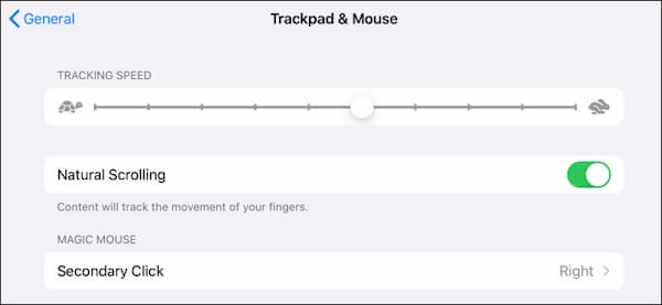 Utiliser la souris pour iPad