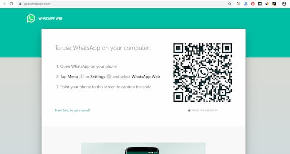 كيفية استخدام Whatsapp ويب على المتصفح