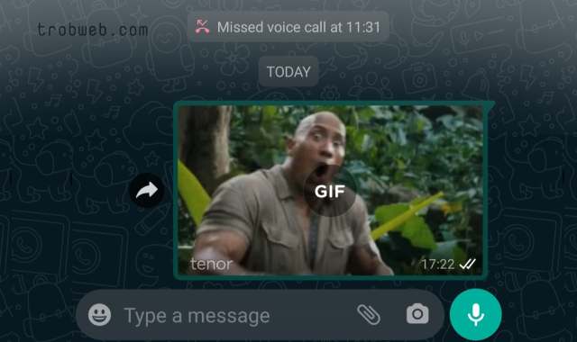 Comment envoyer des GIF dans Whatsapp