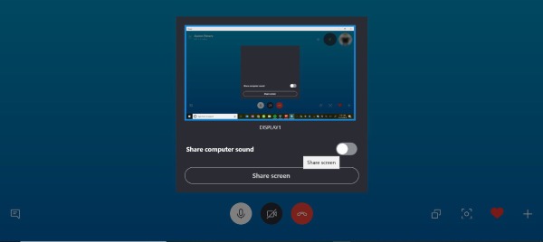 Afficher l'écran de votre ordinateur sur Skype