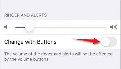 Modifiez le volume de l'alarme sur l'iPhone via les boutons