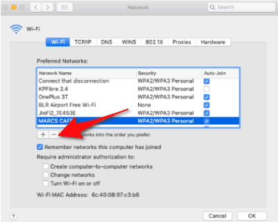 Comment supprimer le mot de passe Wi-Fi sur Mac