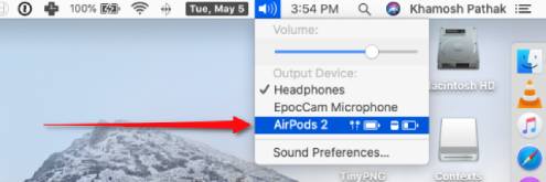 Jouez aux Airpods d'Apple avec Mac
