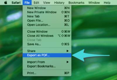 Comment enregistrer une page Web au format PDF sur le navigateur Safari