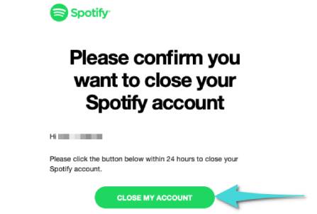 كيفية حذف حساب Spotify