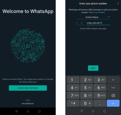 Comment créer un compte Whatsapp sans numéro de téléphone