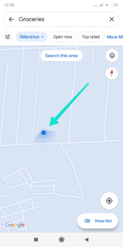 Trouvez la direction sur Google Maps