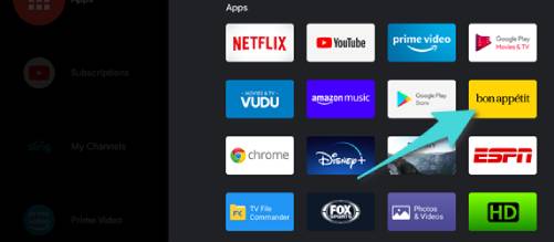 Applications Android TV
