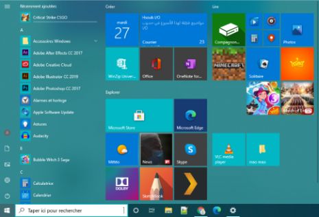 Personnalisez la couleur du menu Démarrer dans Windows 10