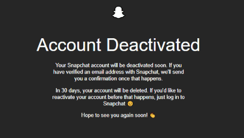 Comment supprimer mon compte Snapchat