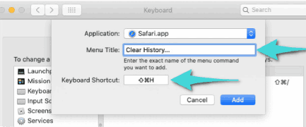 Comment créer un raccourci pour effacer l'historique de navigation dans Safari sur Mac