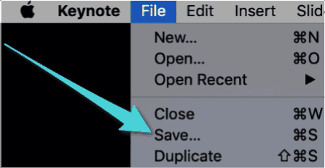 Convertir un fichier Powerpoint إلى Keynote Sur le Mac