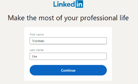 Ajoutez votre nom d'utilisateur sur LinkEdin