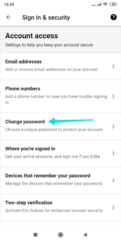 Comment changer le mot de passe d'un compte LinkEdin