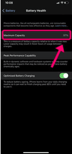 Combien d'énergie est économisée dans la batterie de l'iPhone