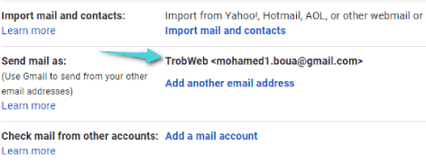 Modifier le nom d'affichage sur Gmail