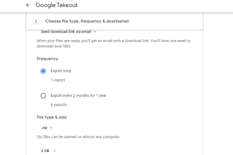Extrayez tous vos fichiers sur Google Drive