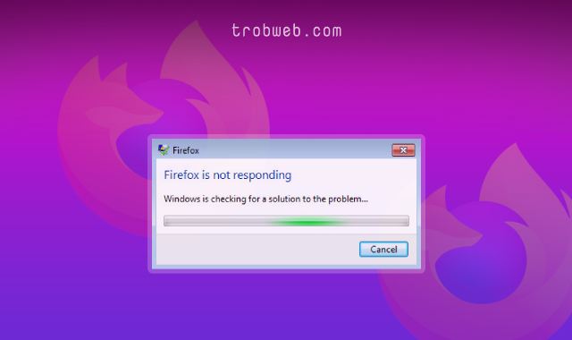 Résolvez le problème de Firefox qui ne répond pas