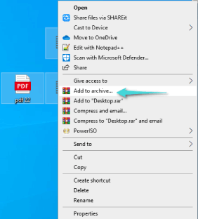 Comment compresser des fichiers sur Windows 10