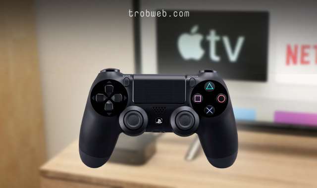 Connectez la main PS4 à l'Apple TV