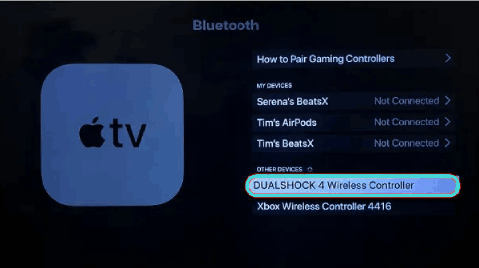 كيفية اقتران وحدة التحكم PS4 مع Apple TV