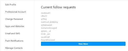 Comment afficher une liste des demandes de suivi que vous avez envoyées sur Instagram