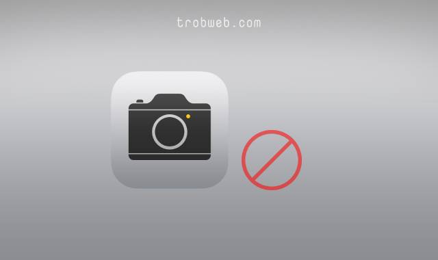 Désactiver l'appareil photo sur iPhone ou iPad