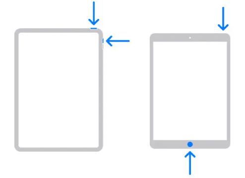 كيفية التقاط لقطة للشاشة على iPad
