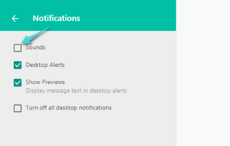 Désactiver le son de notification sur le Web Whatsapp