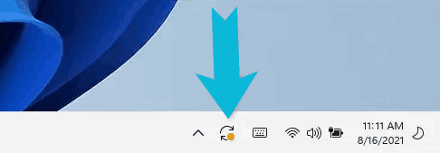 icône de mise à jour sur Windows 11