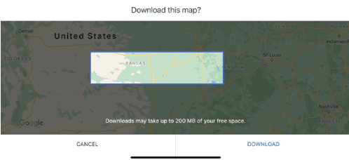 استخدام خرائط Google بدون انترنت