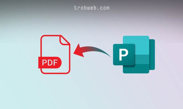 تحويل ملف Microsoft Publisher إلى PDF