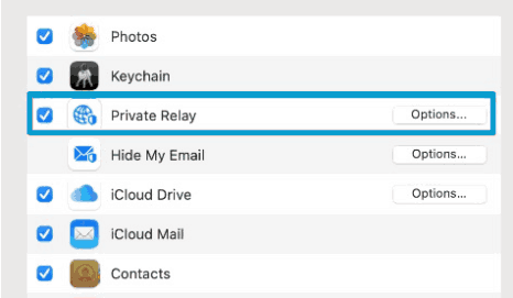 Désactiver iCloud Private Relay Sur Mac pour résoudre le problème de Safari