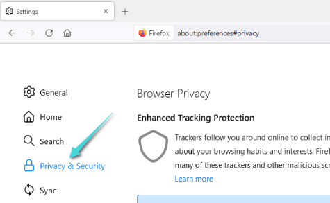 Comment désactiver les suggestions de Firefox depuis la barre d'adresse