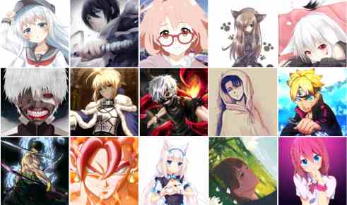 animes avatars