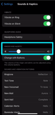 Vérifiez les paramètres audio de votre iPhone