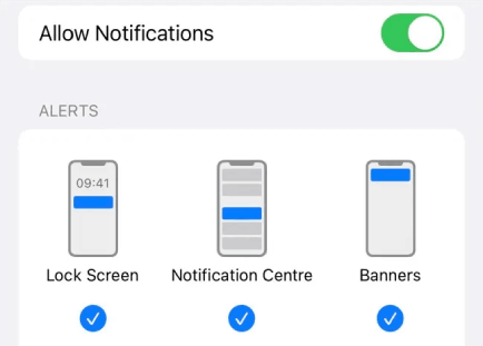 Les notifications iPhone ne fonctionnent pas problème