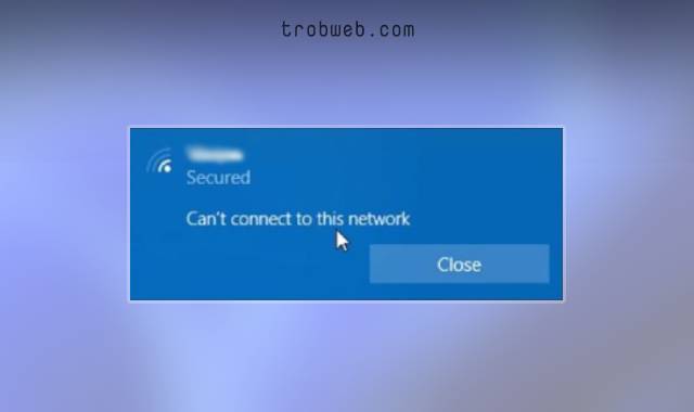 Résoudre le problème qui ne peut pas se connecter à ce réseau sous Windows