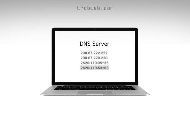 تغيير dns server على Mac
