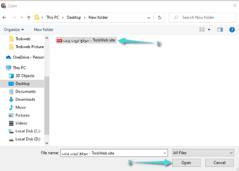 Télécharger le fichier PDF à partir de l'ordinateur sur Google Docs