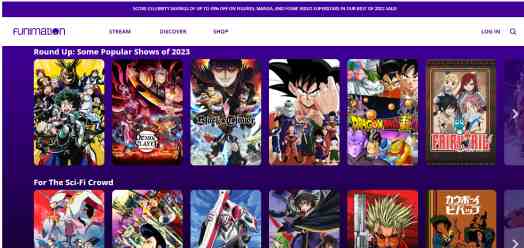 site  Funimation